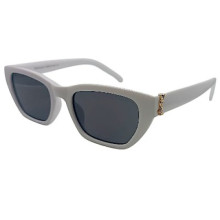 Женские солнцезащитные очки YSL slm127 c3 белые